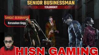 game zombie fire 3D.  zombie senior businessman terjangkit.  sangat berbahaya