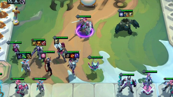 Xayah Assassin vs Zed ⭐⭐⭐  #롤체 #tft #teamfighttactics