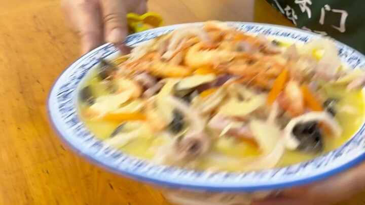 อาหารเช้าเมืองซิงหัวที่อร่อยที่สุดคือตุ๋นเส้นเต้าหู้!