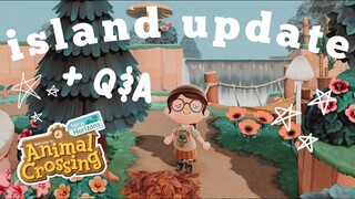 ISLAND UPDATE + Q&A // ANIMAL CROSSING NEW HORIZONS