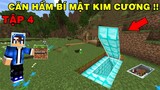 SINH TỒN TRÊN ĐẢO HOANG TẬP 4 | Xây Căn Hầm Để Đồ Bằng Kim Cương | Trong Minecraft Pe..!!