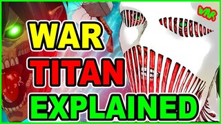 Eren Vs WarHammer Titan? WarHammer Titan Explained | Attack on Titan Season 4 Final Season