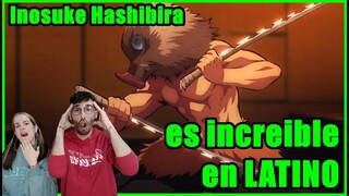 ESPAÑOLES REACCIONAN A DOBLAJE LATINO VS ESPAÑOL DE KIMETSU NO YAIBA #DOBLAJES #ANIME