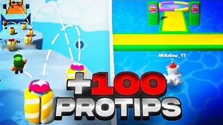 LOS 100 MEJORES PRO TIPS para STUMBLE GUYS ✅ Trucos y Atajos