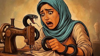 حكاية الخياطة المسكينة التي أحرقو حياتها بعيونهم .. العين حق  قصة مؤثرة من التراث العربي