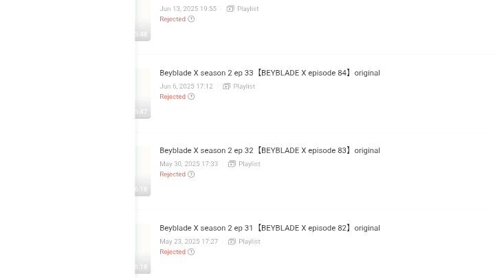 All 34 episodes of Beyblade X were copyrighted by Bilibili 😭😭😭