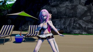 [MMD Dance Roll n Rock - Elysia x Pardofelis Honkai Impact 3]