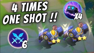 3 STAR WANWAN ONE SHOT !! CRAZY COMBO 2X KATOOM 2X IMMORTALITY !! MAGIC CHESS MOBILE LEGENDS