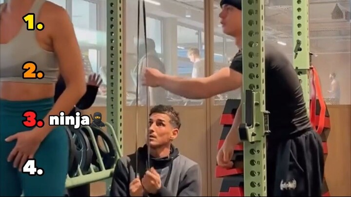 Top 4 Insane Gym Machine Stunts