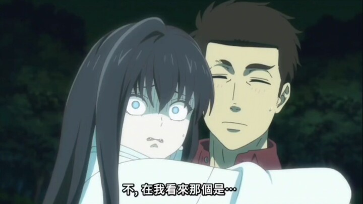 When the Snow Girl saw the male protagonist, she was frightened on the spot and asked her husband fo