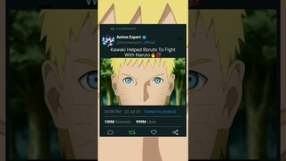 Kawaki Helped Boruto To Fight With Naruto🔥💯 || #shorts #shortvideo #boruto #naruto #viral