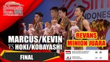 Marcus/Kevin vs Hoki/Kobayashi, Minios Sukses Revans dan Jadi Juara Indonesia Open 2021