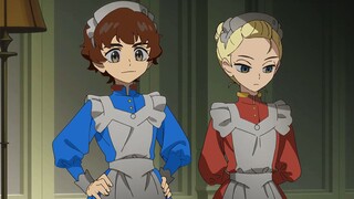 【Mobile Suit Gundam GQuuuuuuX】When two cute maids log in with a large account...