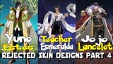 REJECTED SKIN DESIGNS IN MOBILE LEGENDS! PART 4 | WHAT MLBB SKINS COULD'VE LOOK LIKE! | MLBB TRIVIA