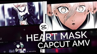 Heart Mask Transition V2 || CapCut AMV Tutorial