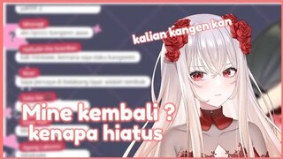 Alasan Minerva Hiatus panjang dan kapan mine kembali【Minerva Rosaline】