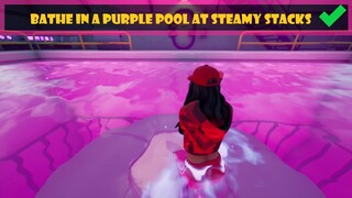 BATHE IN A PURPLE POOL AT STEAMY STACKS