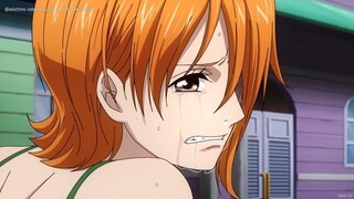 Nami Cries Asking Luffy for Help From Arlong