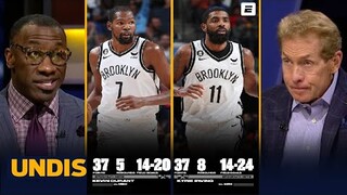 UNDISPUTED - KD & Kyrie combine for 74 Pts as Nets fall to Grizzlies 134-124 | Skip & Shannon react