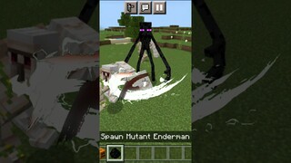 Mutant Iron Golem Vs Mutant Enderman (Minecraft Mobs Battle) #Shorts