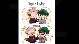 It's illegal for Izuku and Itadori  to be this adorable ^^