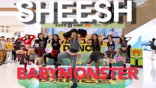 整齐度炸裂！全网最还原Sheesh路演翻跳打歌舞台【BABYMONSTER】众神归位，请现在立刻出道打歌！