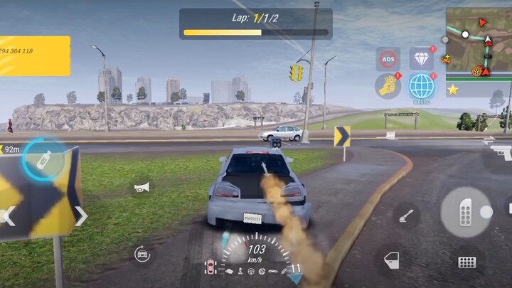 Lamborghini in ambulance cresh