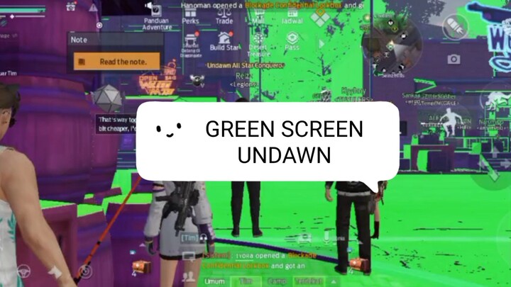 🔘 UNDAWN 🔘 | Ngebug Green Screen Saat Ke Raven Shelter |