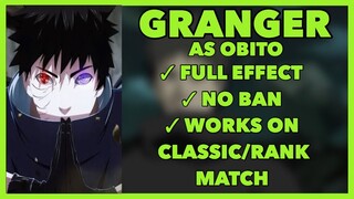 GRANGER AS OBITO UCHIHA SKIN SCRIPT NARUTO - NO BAN | MOBILE LEGENDS