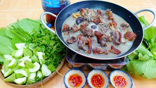 Cháo GÀ ĐÁ Đậu Xanh "Lai Rai" Ngày Mùa • 40 Năm Mới Thấy Lại Cảnh Đập Và Giê Lúa Ngày Xưa | MTQH