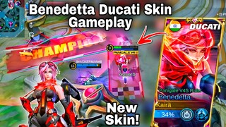 BENEDETTA NEW DUCATI SKIN GAMEPLAY!🏍️New Skin🔥🌸