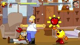 AN Mugen Request #2113: Pac-Man & Blossom VS Mr. Bean & Homer Simpson
