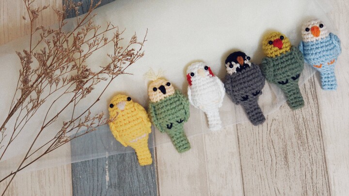 [Crochet] Little Parrot (Silly Bird) Doll Yarn Knitting