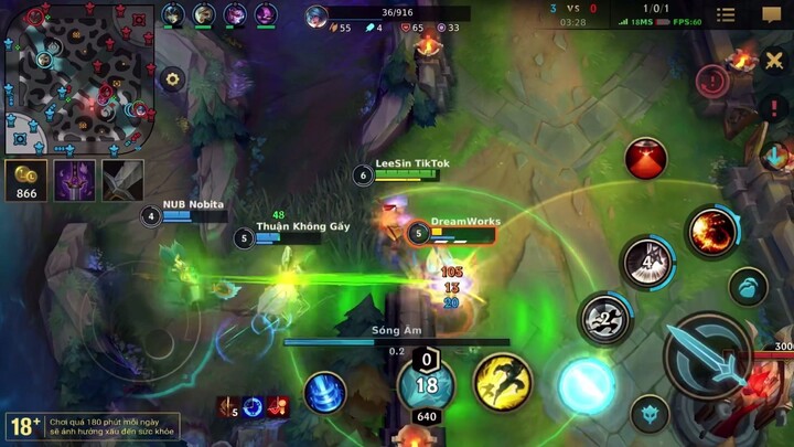 [Liên Minh Tốc Chiến] One Champ Leesin càn tất cả khiến team địch phải đầu hàng