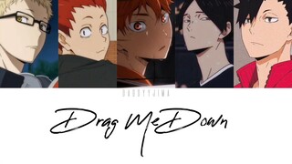 How would haikyuu middle blockers sing - Drag Me Down by One Direction