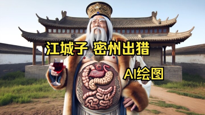 AI Painting of Su Shi’s “Jiangchengzi: Hunting in Mizhou”
