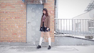 Heavy snow on rooftop in South Korea ditto