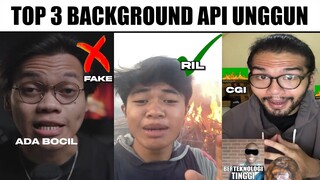 Top 3 Background Api Unggun Versi Fek, Versi Rill dan CGI...