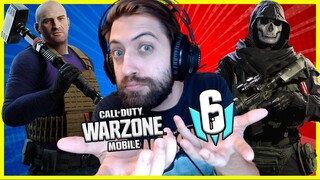 🔥WARZONE MOBILE vs RAINBOW SIX: MOBILE! QUAL ESTÁ MAIS HYPADO?