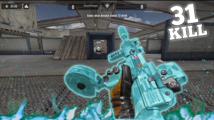 Gameplay Uzi Mode Hot Zone Dapetin Camo Gold🔥