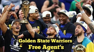 Golden State Warriors Free Agent's