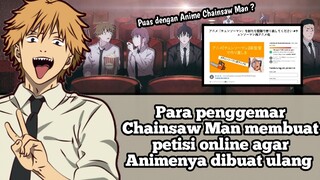 Lebih dari 1.800 orang menandatangani petisi pembuatan ulang Chainsaw – man #VCreators