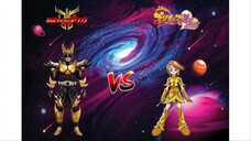 Kamen Rider Kuuga (Rising Ultimate Form) Vs Cure Black (Precure Max Heart/Golden Form & Super Form)