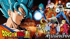 สรุปเนื้อเรื่อง ดราก้อนบอลซูเปอร์ ศึกประลองพลัง Dragon Ball Super Universe Survival Saga สปอย