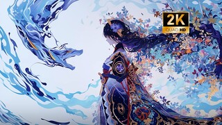 Berbagi wallpaper hidup "Yishui String Song-Genshin Thunder General" 2K