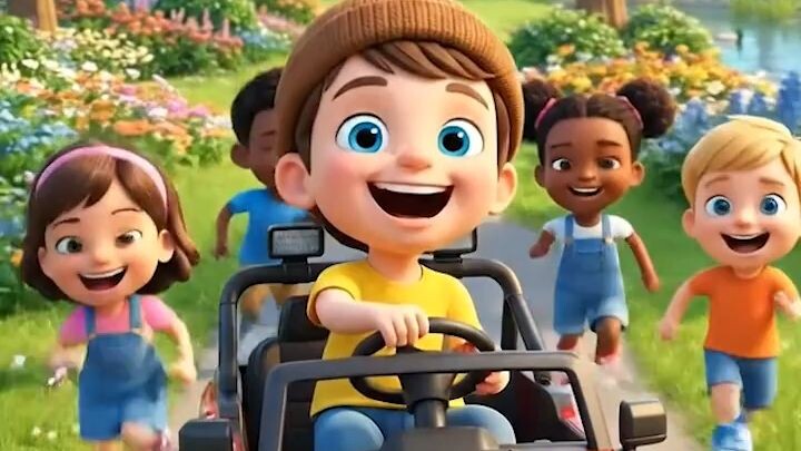 🚗 Kids Car Adventure | बच्चों की मजेदार कार राइड 😍 #KidsCartoon #KidsVideo