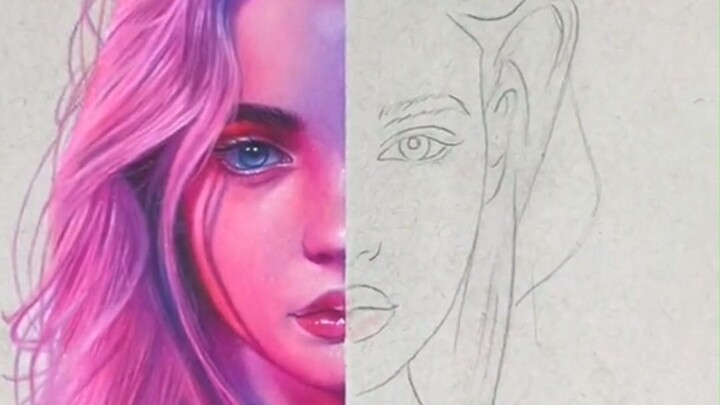 【Franek_art】Adu Jago Melukis Bakal Bikin Ngiler! Gaya Cyberpunk Buka Lembaran Kecantikan Mempesona