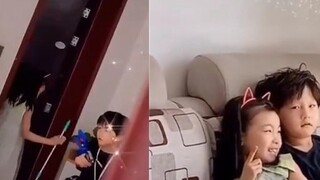 Người con trai tưởng mẹ không có nhà nên lén đưa cô gái về nhà. Thấy mẹ, phản ứng của anh ta thật bu