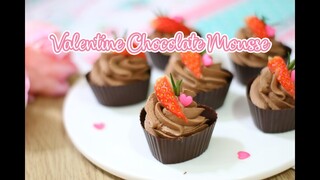 Valentine Chocolate Mousse : เชฟนุ่น ChefNuN Cooking