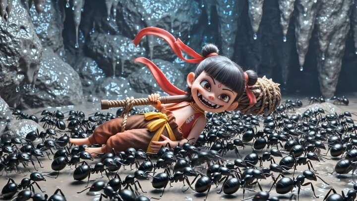 Black ants eat ne zha 2
